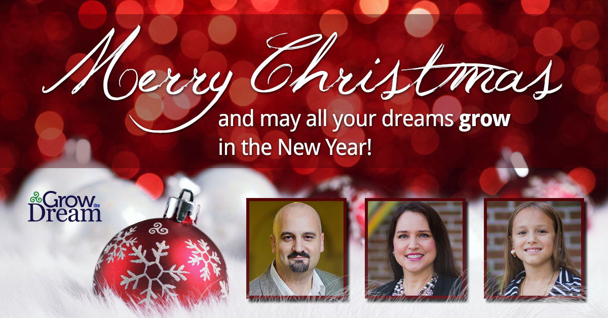 Merry Christmas from Grow The Dream